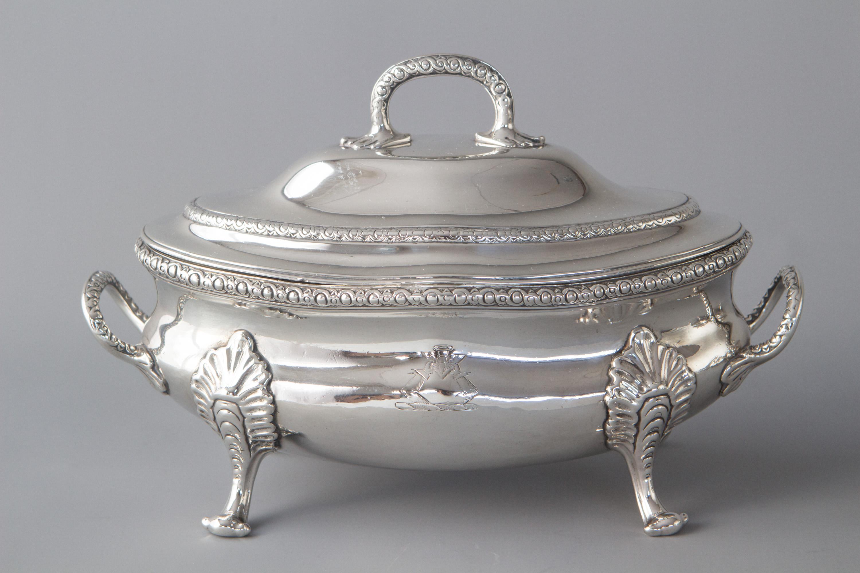 George III Silver Sauce Tureens from the Speaker Smith Service, London 1774 10