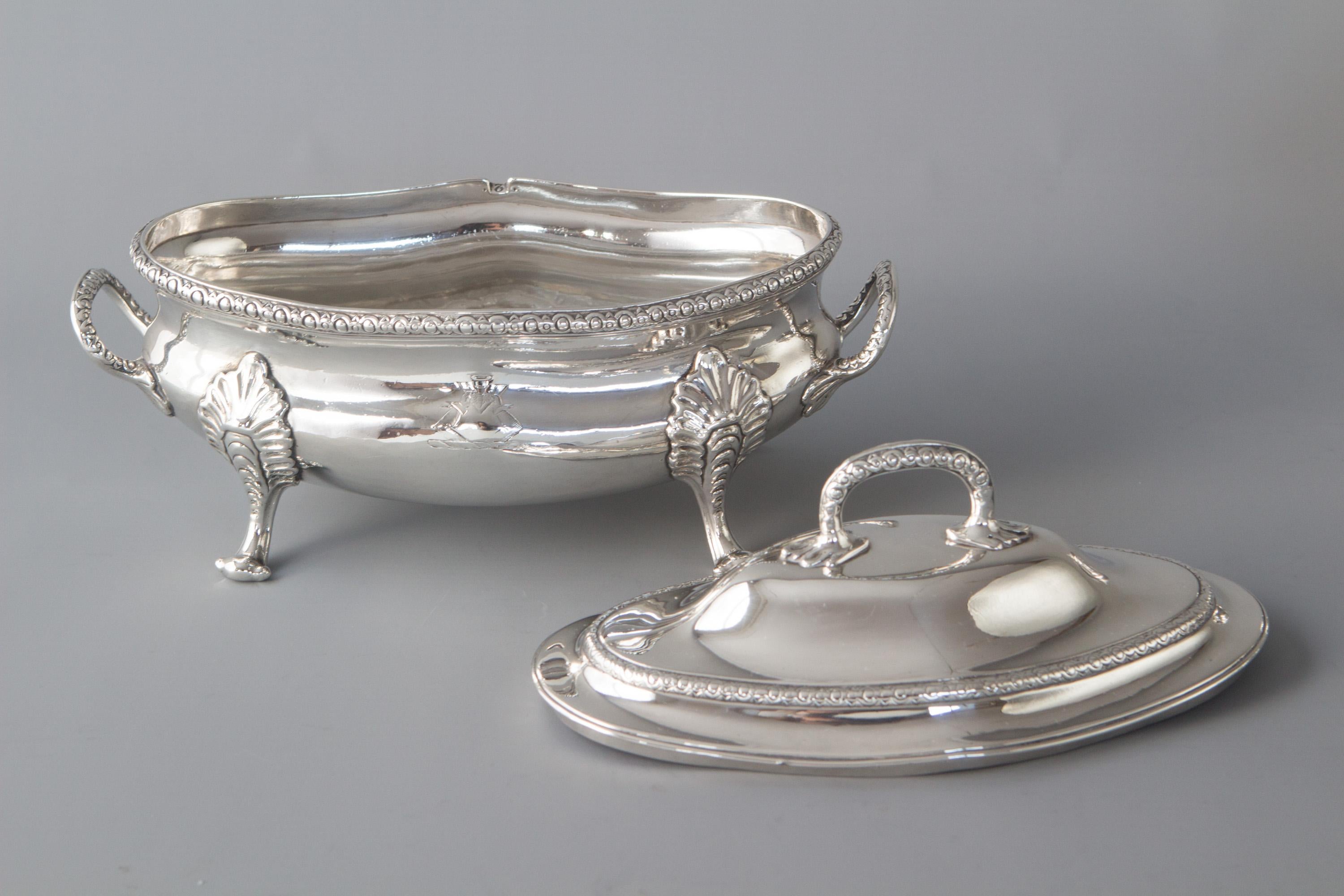 George III Silver Sauce Tureens from the Speaker Smith Service, London 1774 11