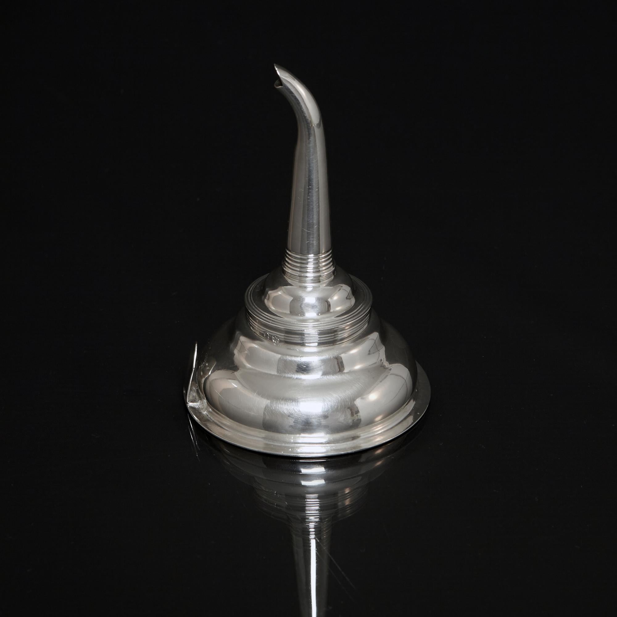III silver wine funnel For Sale at 1stDibs