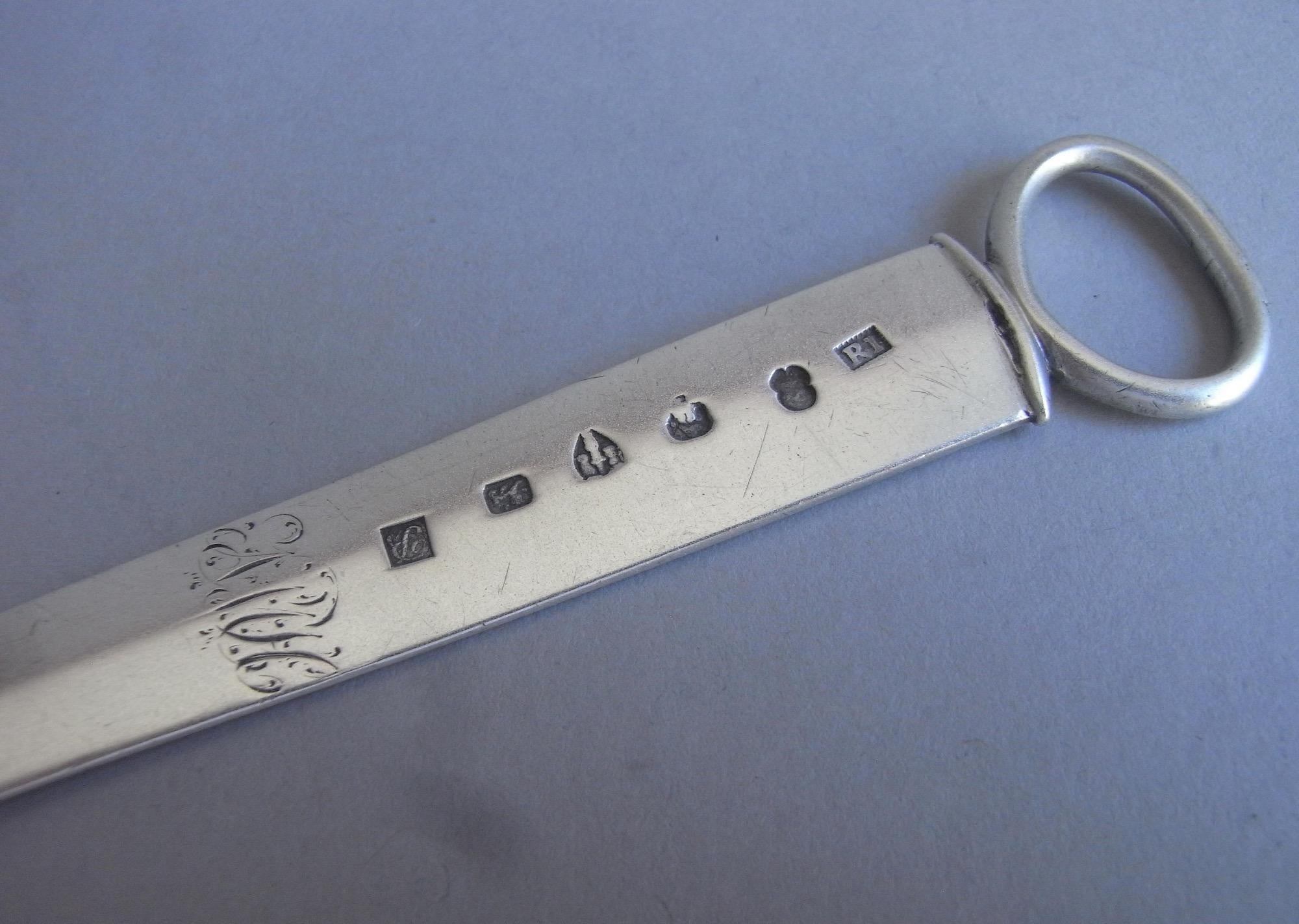 Brocheta Jorge III Fabricada por Robert Joner de Liverpool, 1798 Inglés en venta