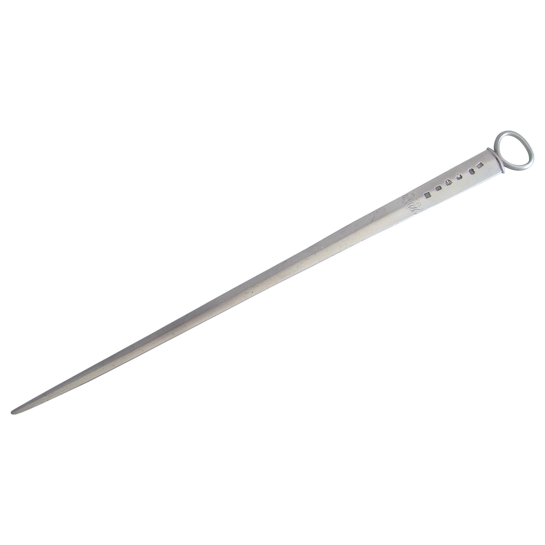 Skewer aus der Zeit von George III., hergestellt von Robert Joner aus Liverpool, 1798