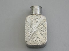 George III Small Silver Snuff Bottle Vinaigrette, Joseph Taylor Birmingham, 1804
