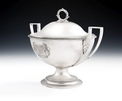 George III Soup Tureen Made in London by William Stroud, 1802
