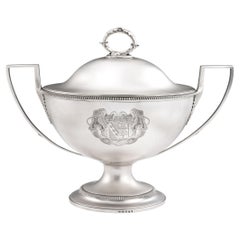 Used George III Soup Tureen Made in London by William Stroud, 1802