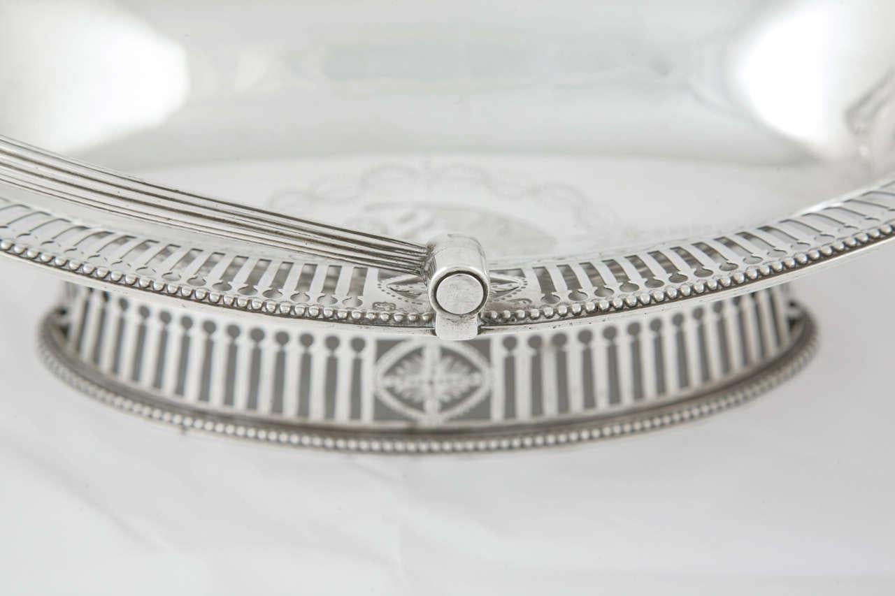 Cestino per torte in argento sterling di Giorgio III in vendita 4