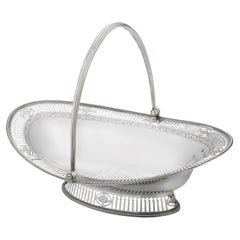 Panier à gâteaux en argent sterling George III