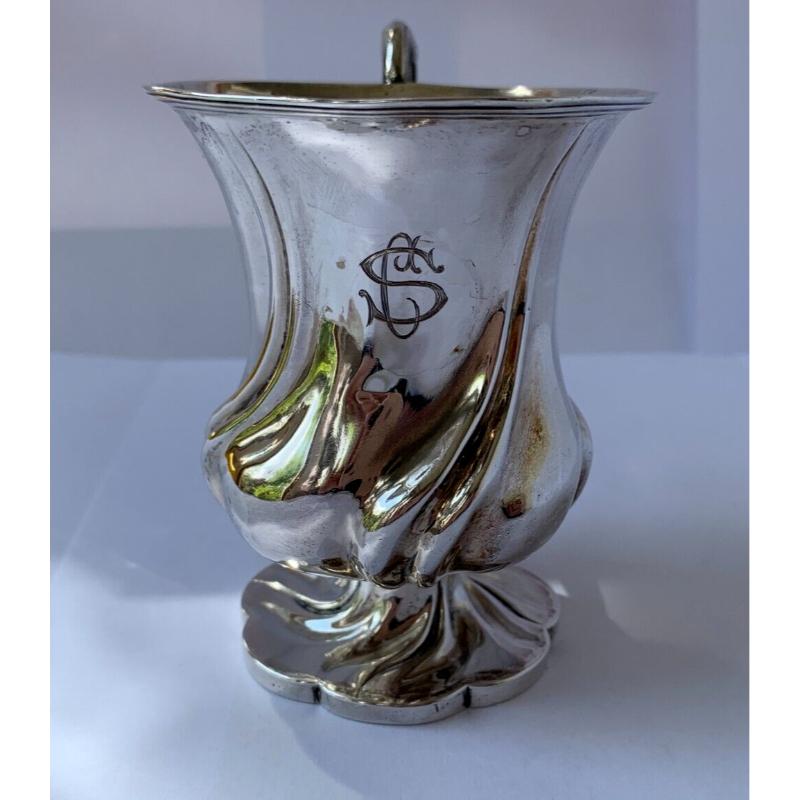 George III Sterling Silver Christening Mug, Charles Reily & George Storer, 1813 For Sale 2