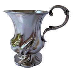 Tazza da battesimo in argento sterling di Giorgio III, Charles Reily & George Storer, 1813