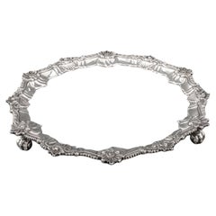 George III Sterling Silver Footed Salver, 1760