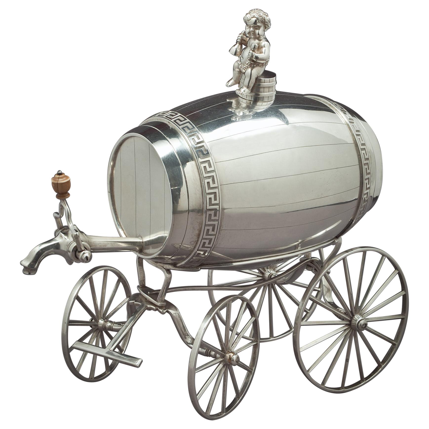 George III Sterling Silver Jolly Wagon For Sale