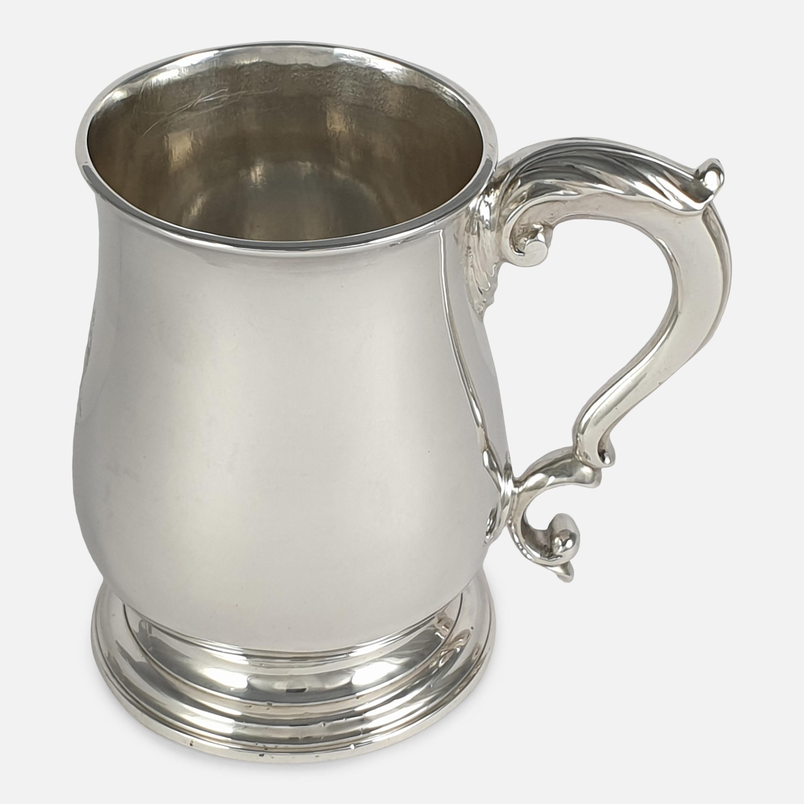 George III Sterling Silver Mug, John Robinson II, London, 1766 8