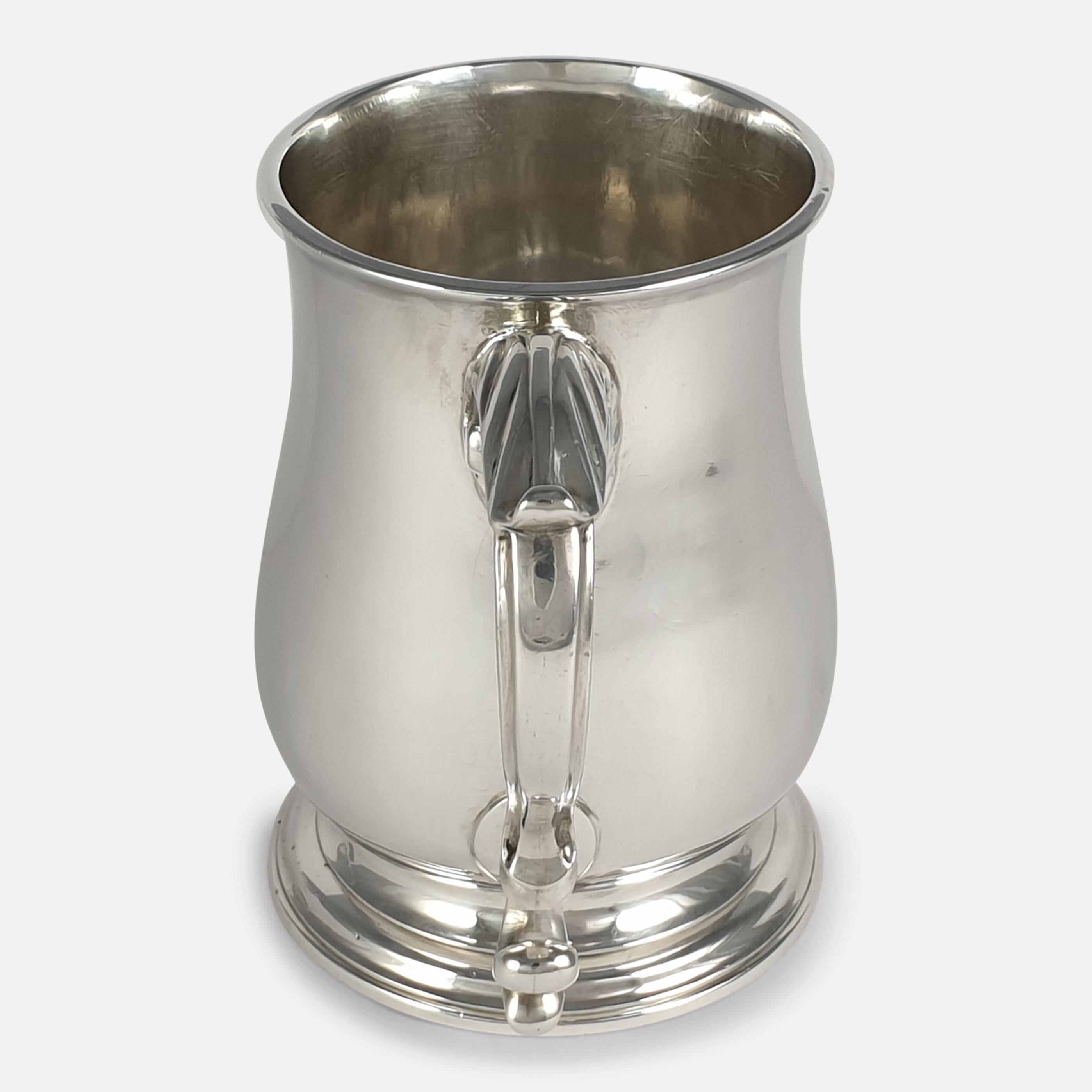 George III Sterling Silver Mug, John Robinson II, London, 1766 3