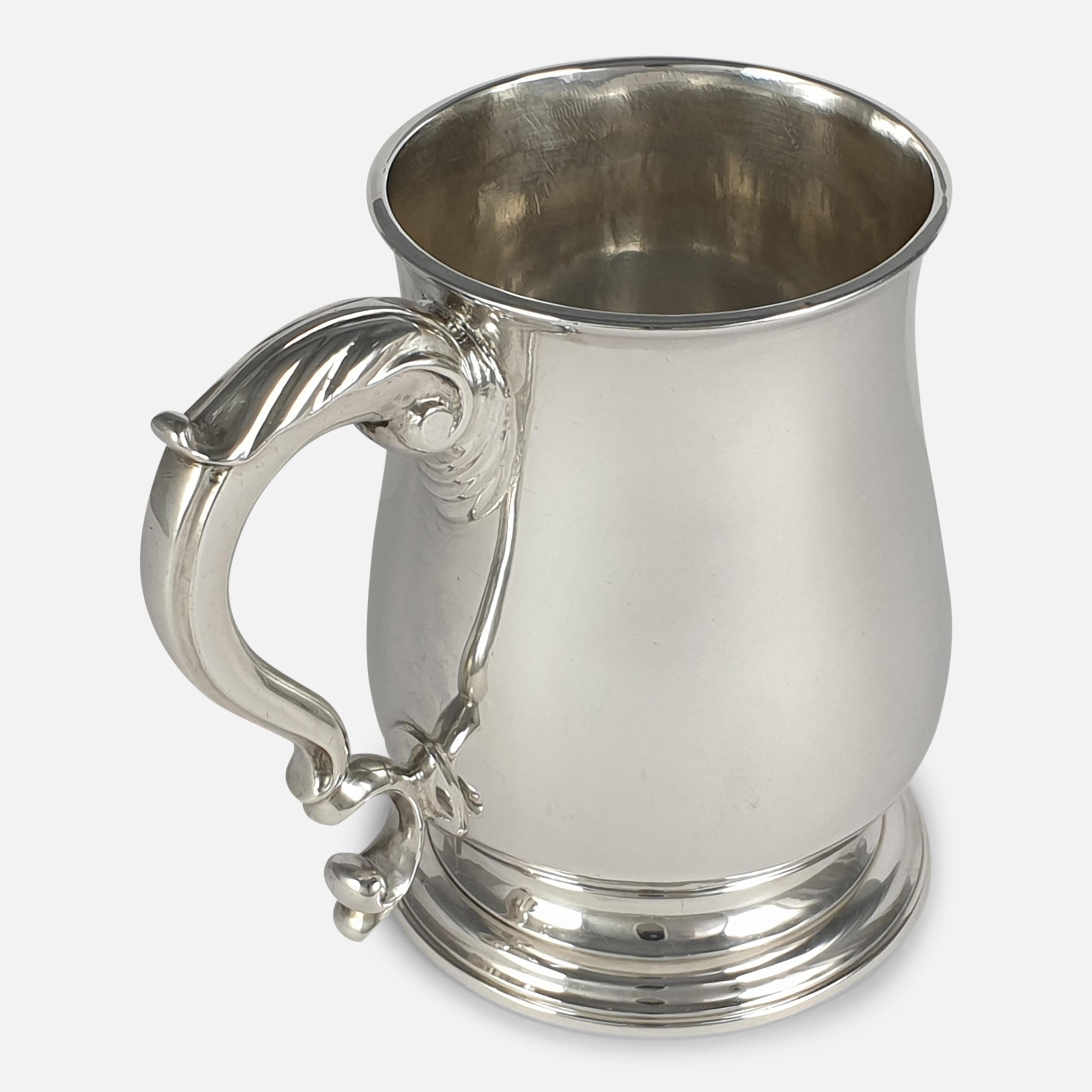 George III Sterling Silver Mug, John Robinson II, London, 1766 4