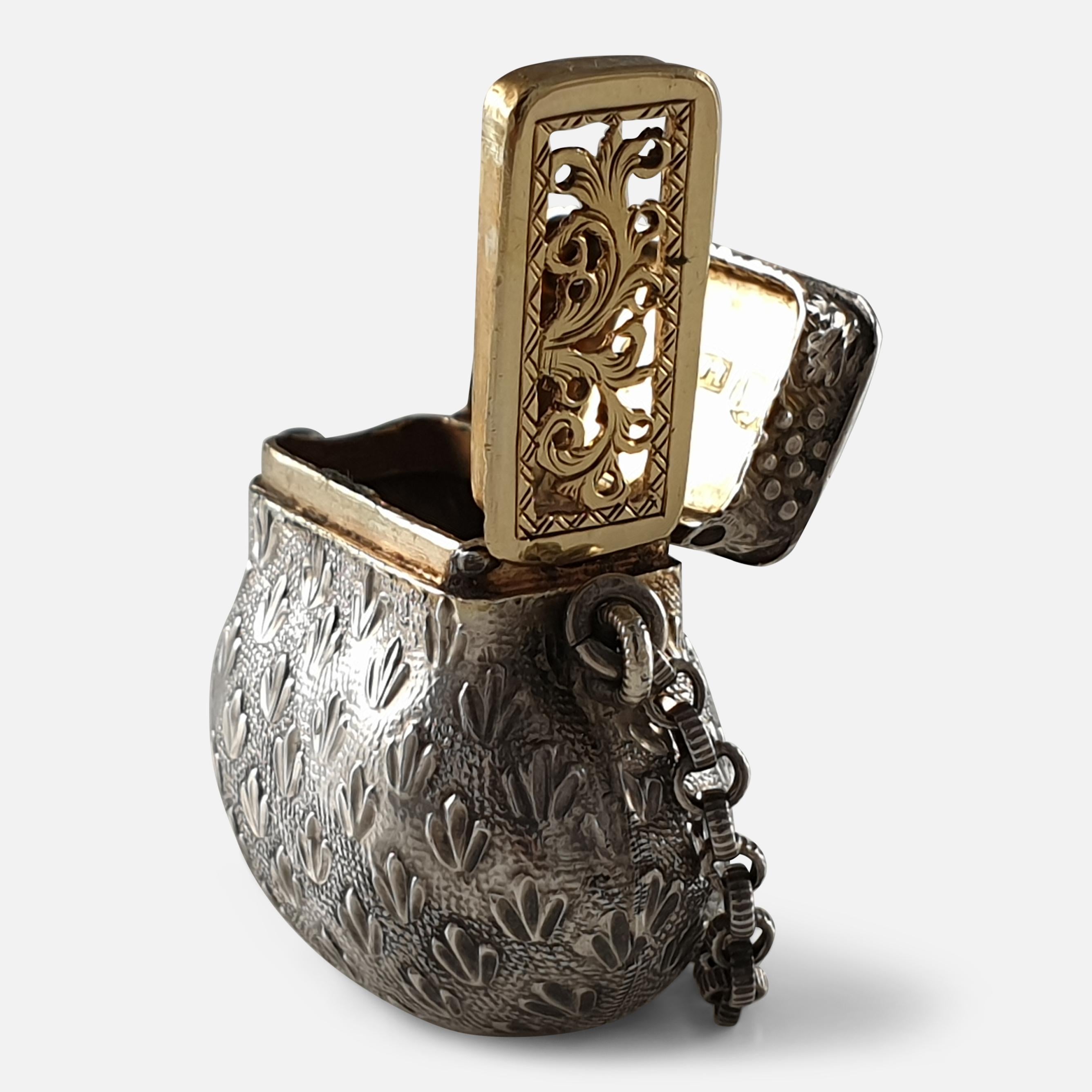 Viñeta para bolso de Jorge III de plata de ley, hacia 1815 en venta 13
