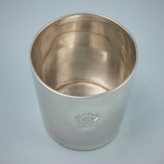 George III Sterling Silver Pint Beaker by Richard Sibley, London, 1815