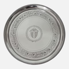 George III Sterling Silver Salver, William Bennett, 1814