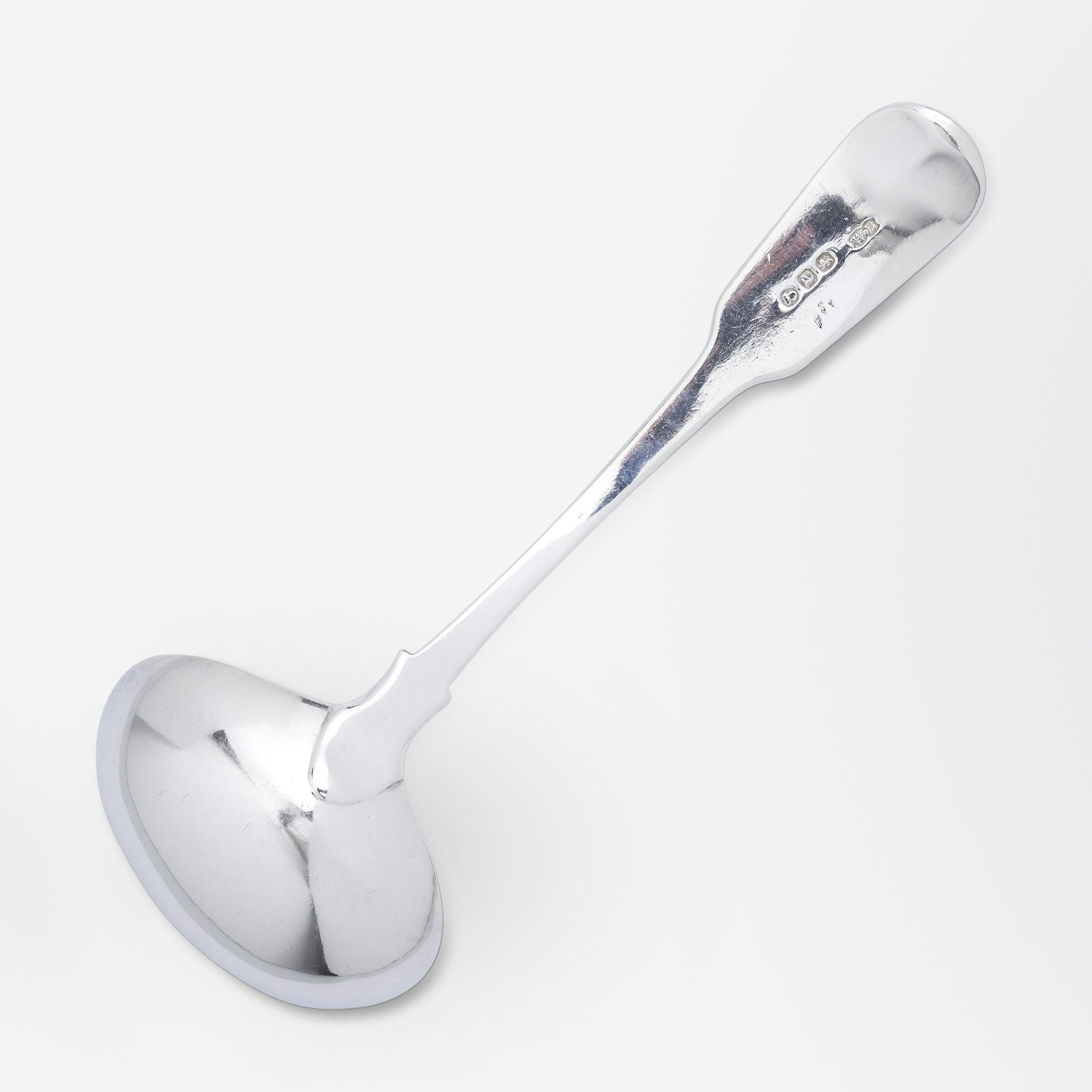 Georgiano Mestolo per Sauce in argento sterling di William Bateman I di Giorgio III in vendita