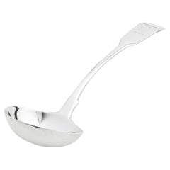 George III Sterling Silver Sauce Ladle by William Bateman