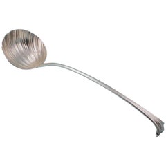 George III Sterling Silver Shell Bowled Ladle by John Lampfert