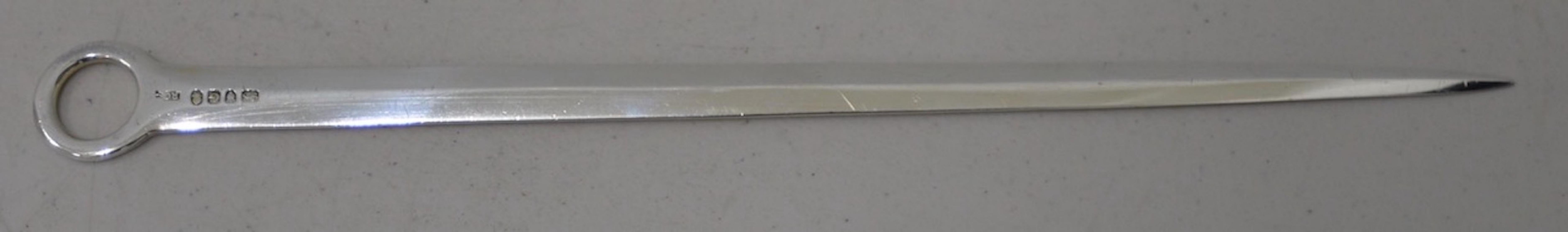 English George III Sterling Silver Skewer / Letter Opener, circa 1800 For Sale