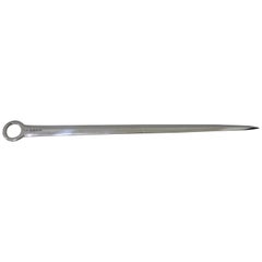 Used George III Sterling Silver Skewer / Letter Opener, circa 1800