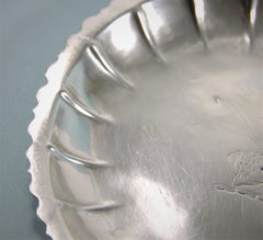 George III Sterling Silver Small Dish by James Warren, Dublin, circa 1760