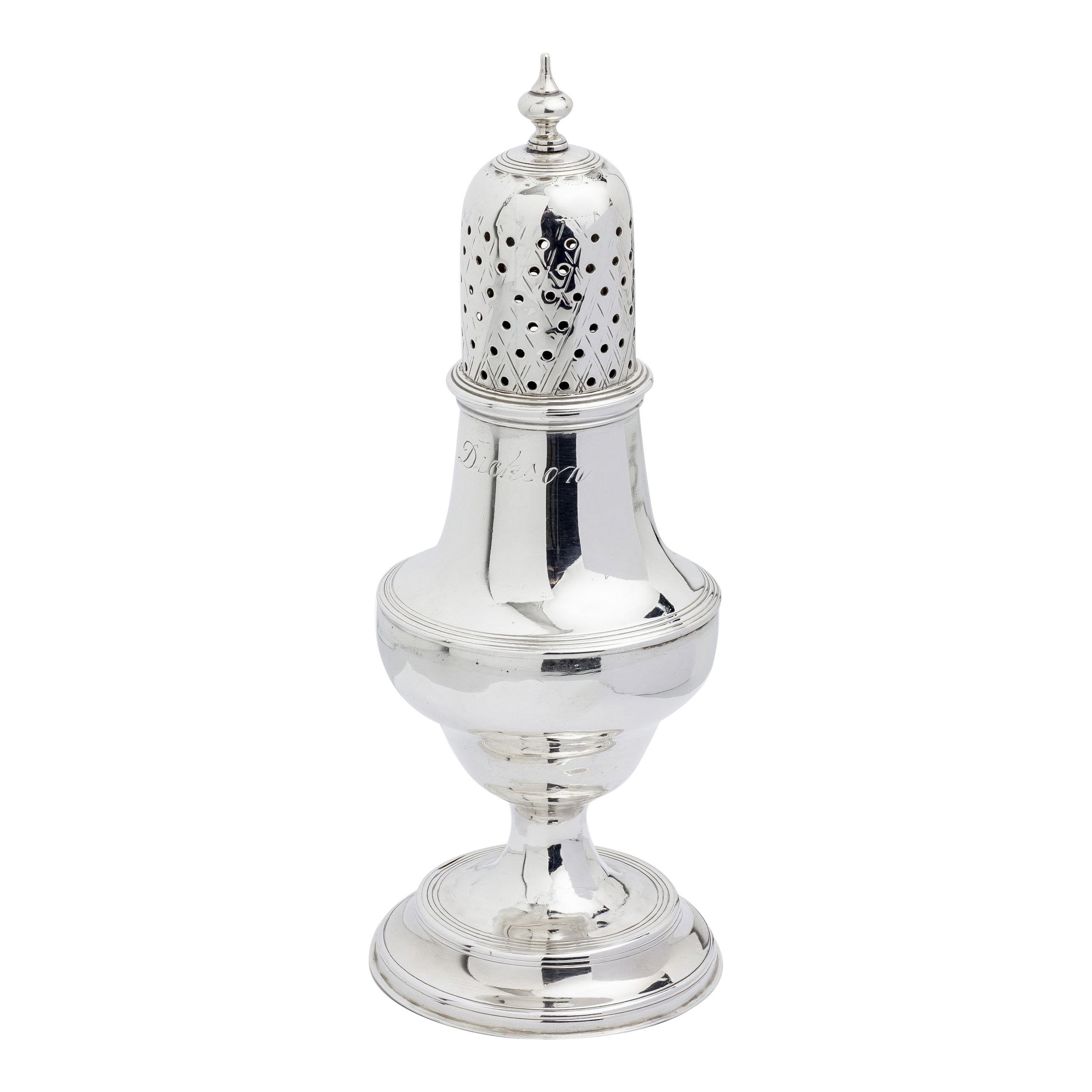 George III Sterling Silver Sugar Shaker by Peter & William Bateman