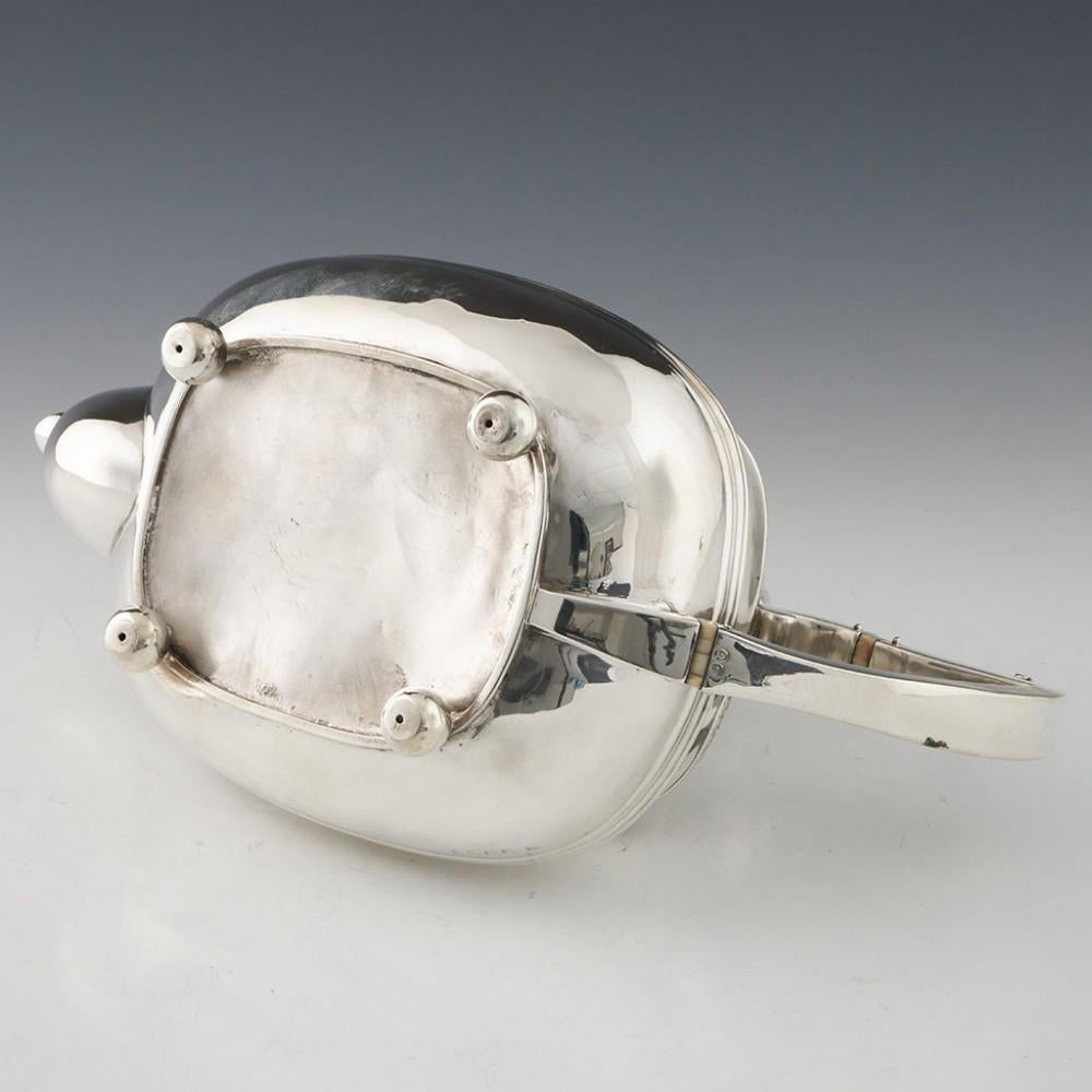 Early 19th Century George III Sterling Silver Teapot London 1813 For Sale