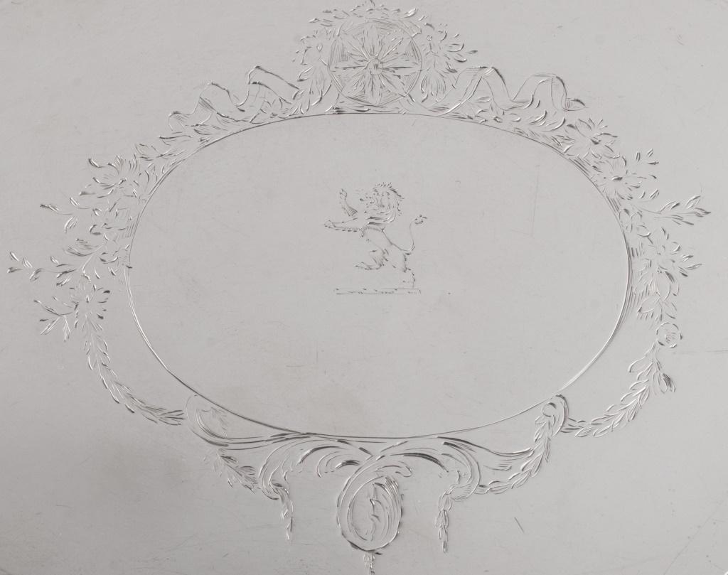 George III Sterling Silver Waiter, 1777 In Good Condition In New York, NY