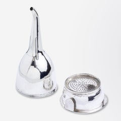 Entonnoir à vin en argent sterling George III