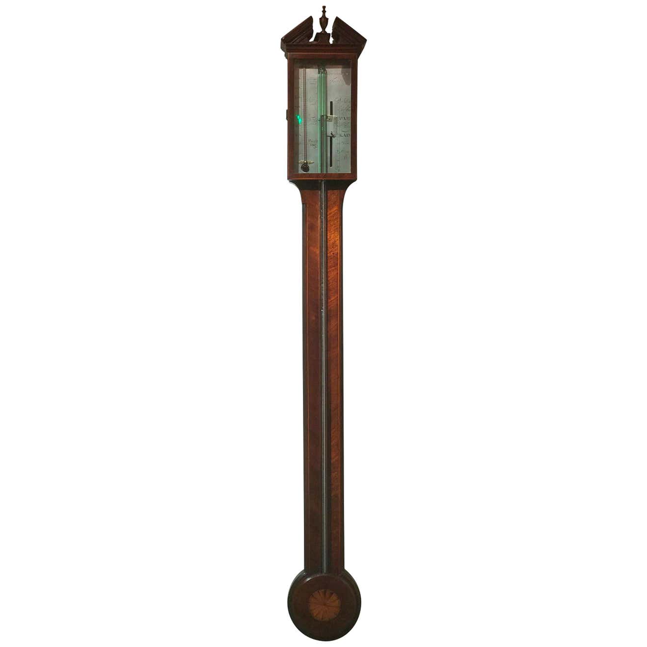 Early 19th Century Antique George III Mahogany Stick Barometer by ...