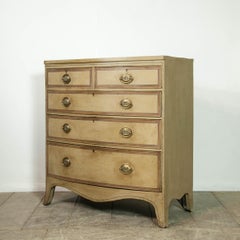 George III style Bow Fronted Chest of Drawers