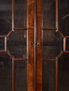 George III Style Breakfront Bookcase