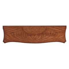 George III Style Burl Console Table