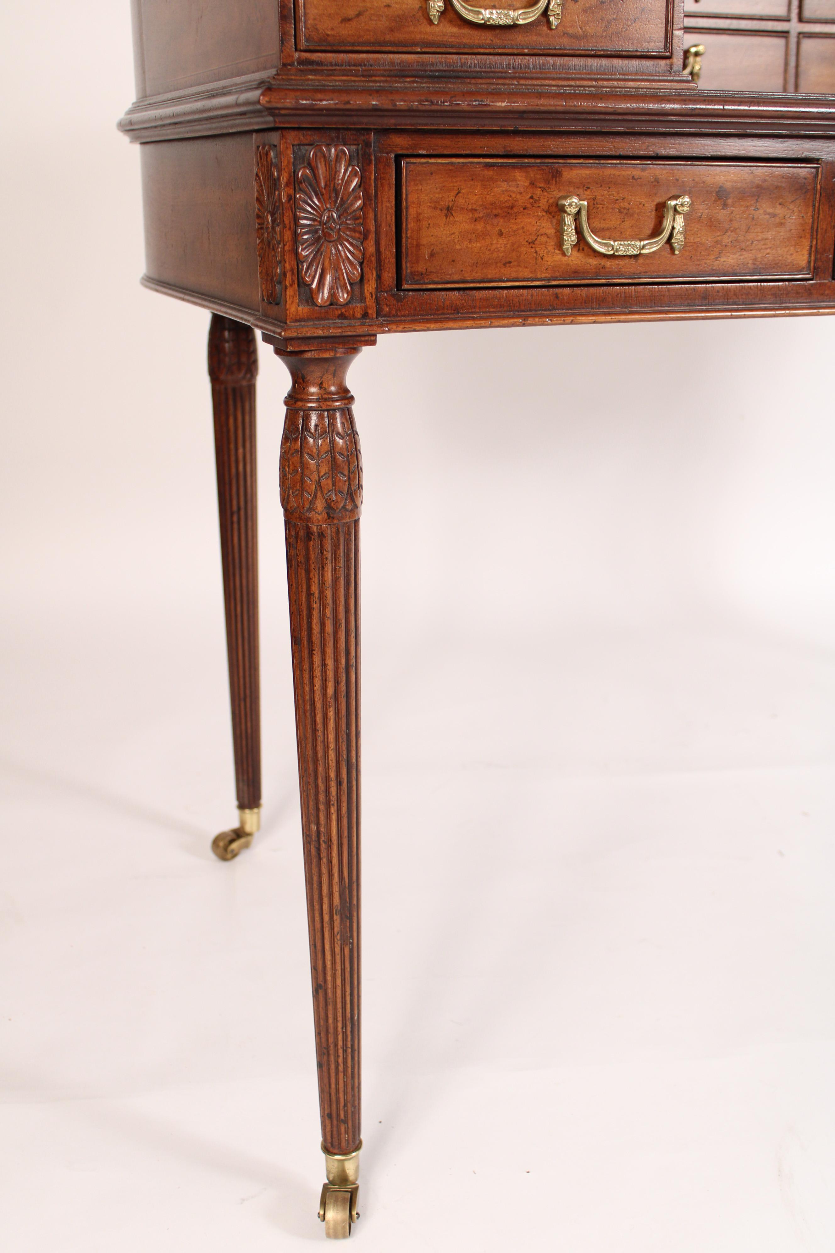 George III style Carlton House Desk Made by Baker 4