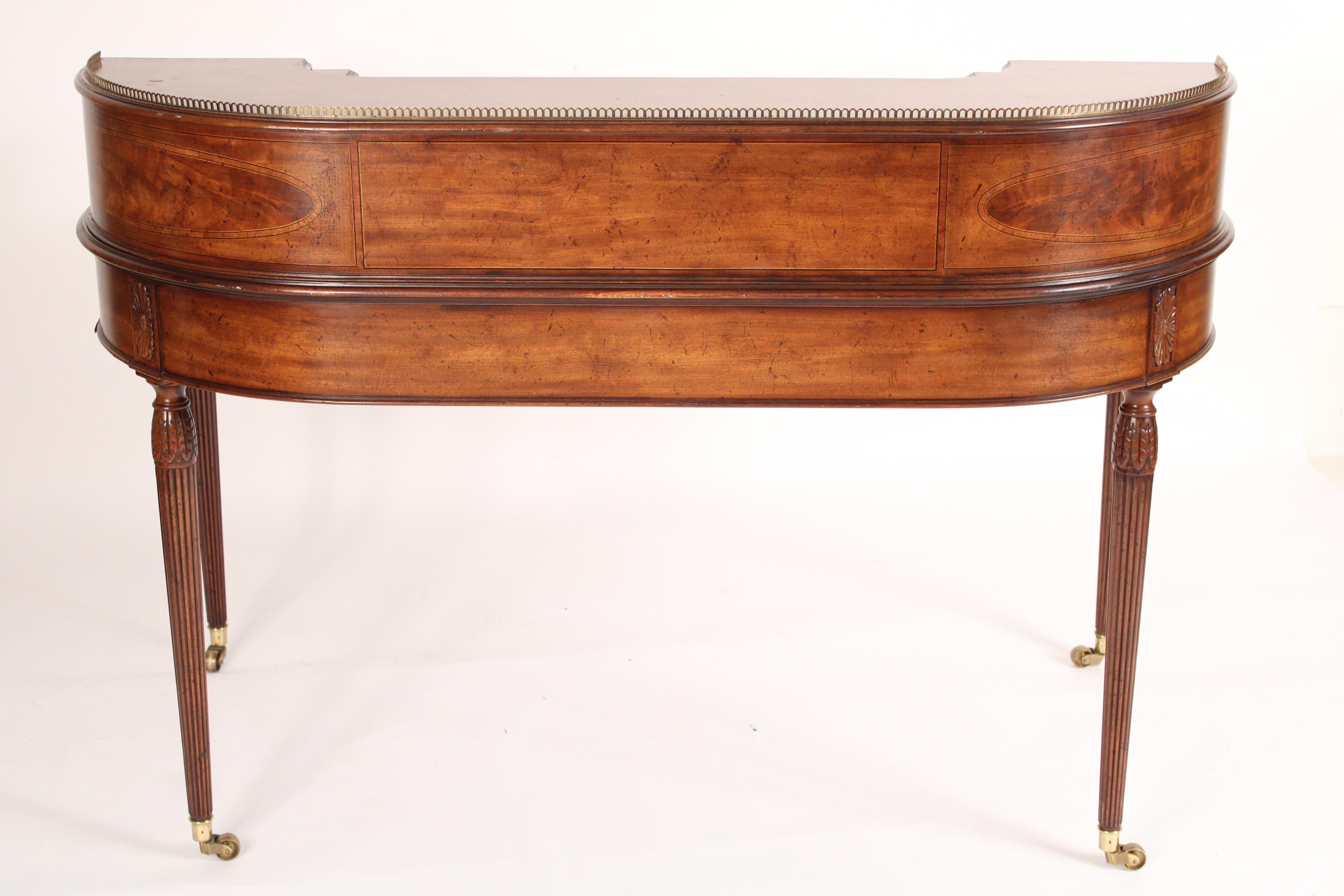 20th Century George III style Carlton House Desk Made by Baker