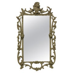 Miroir sculpté et peint de style George III