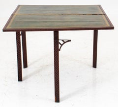 George III Style Chinoiserie Gateleg Games Table