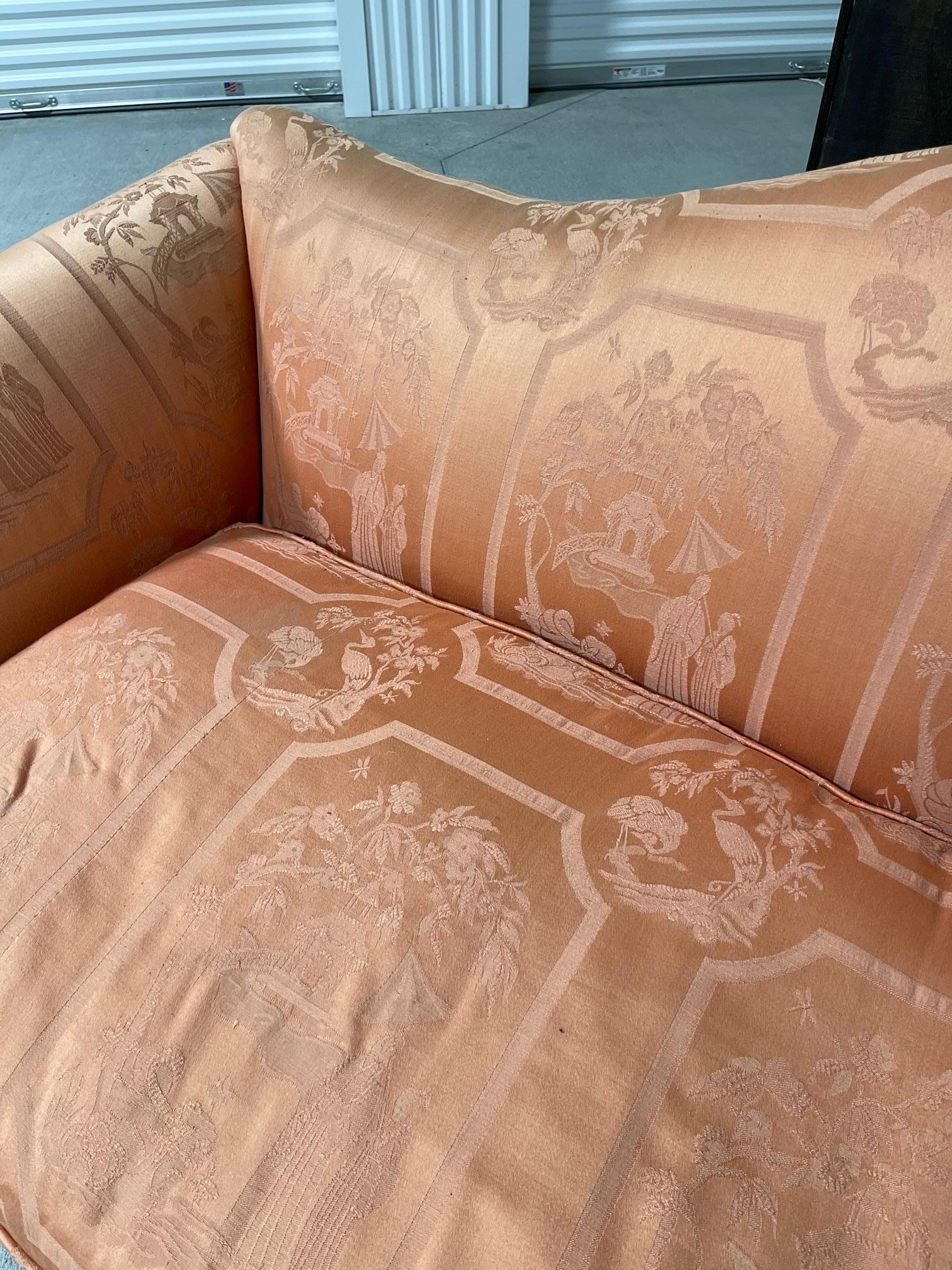 Chippendale-Sofa im George-III-Stil mit asiatischen Motiven, um 1900 im Angebot 3