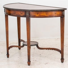 George III Style Demilune Table