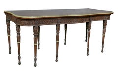 George III Style Finely Carved Mahogany Serving Table