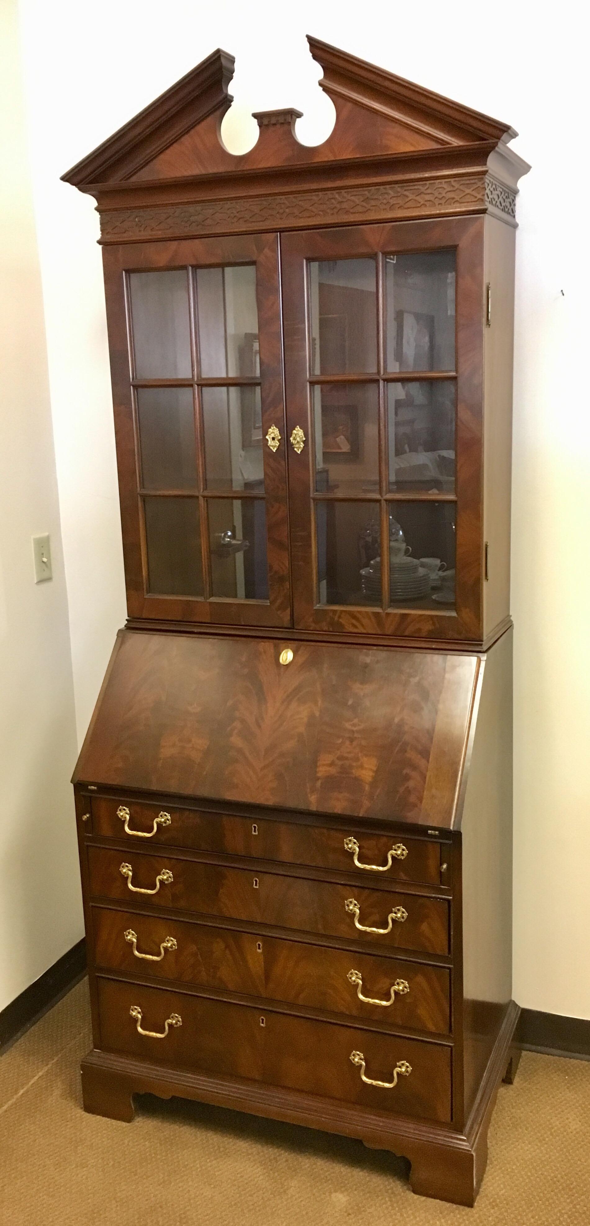 secretary desk bookcase