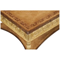 Table basse en bois doré de style George III