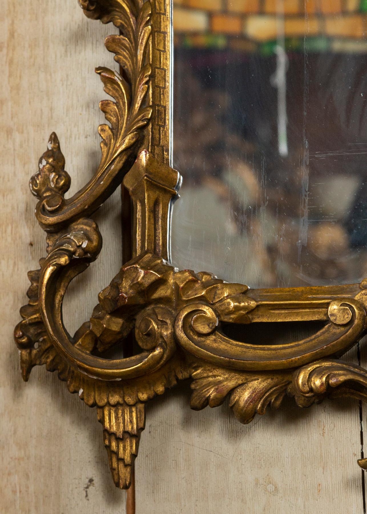 19th Century George III Style Giltwood Mirror For Sale