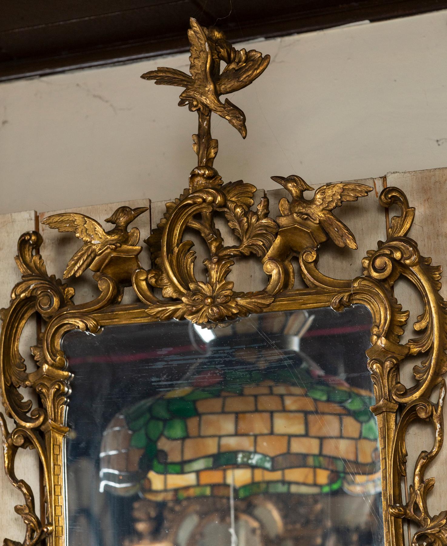 George III Style Giltwood Mirror For Sale 1