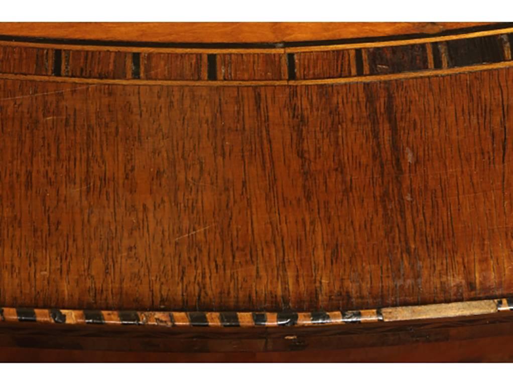 Antique George III Style Inlaid Oval Center Table for Restoration For Sale 5