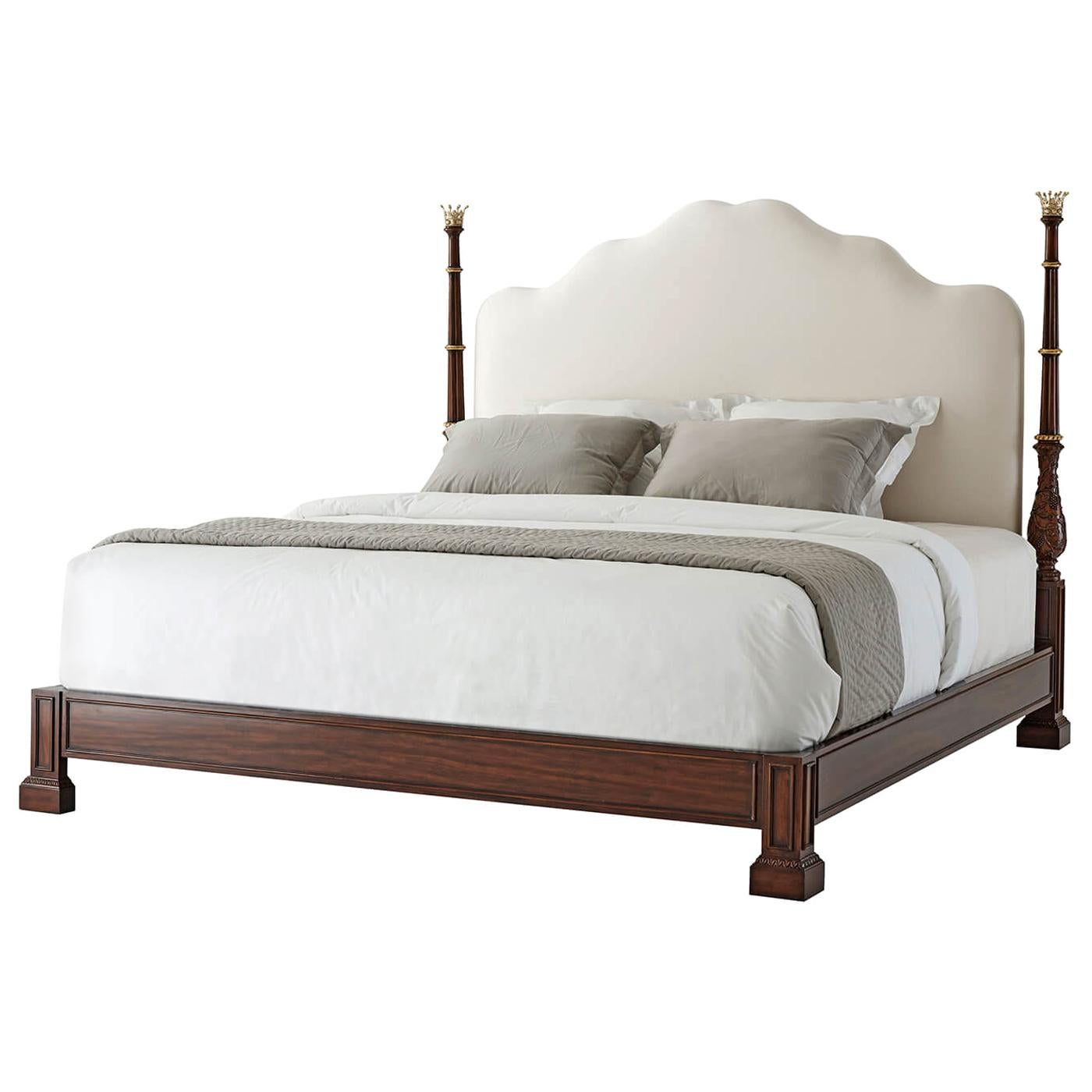 George III Style King Size Bed