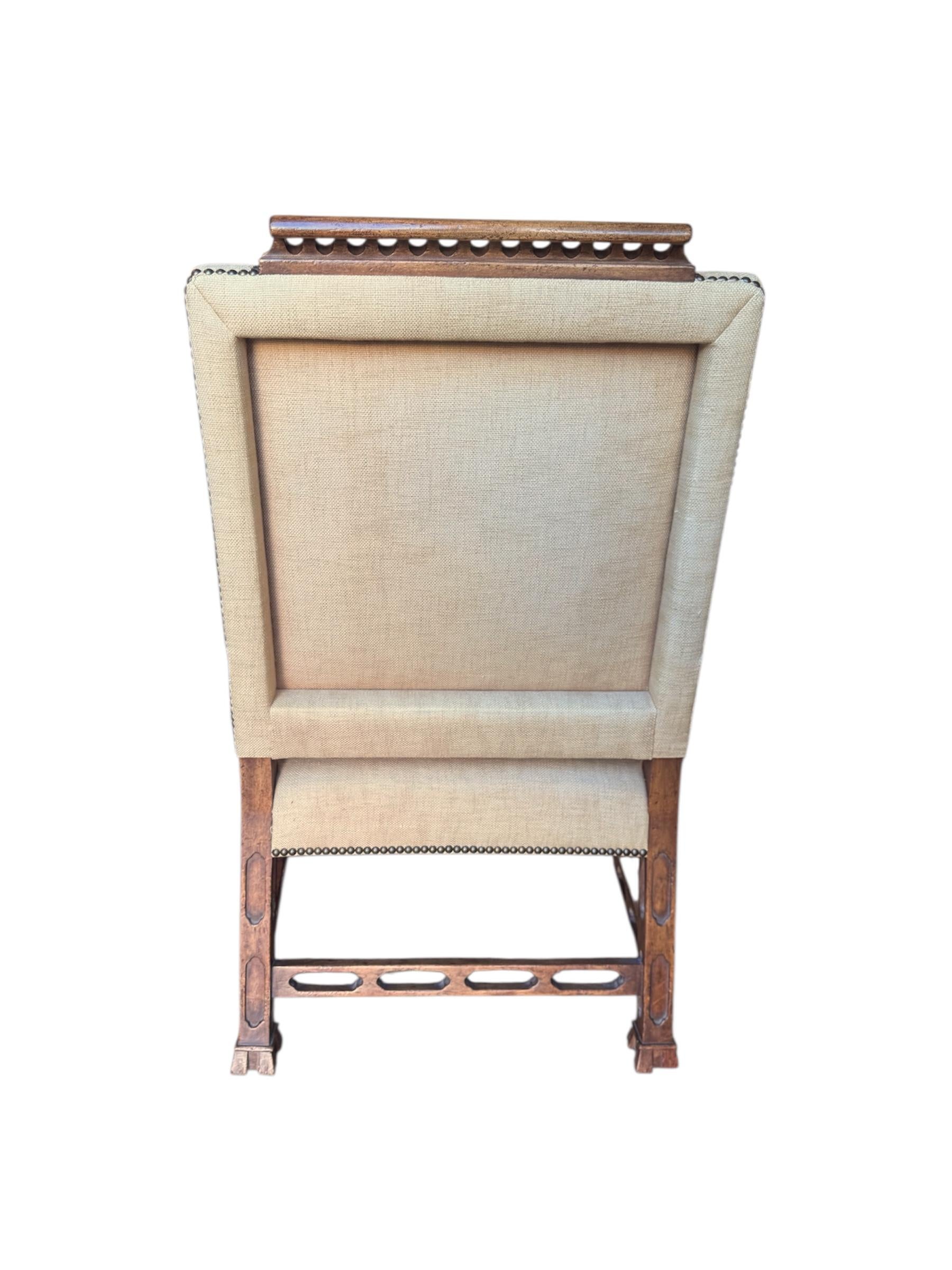 Sillón de biblioteca estilo Jorge III en Bueno Estado en Scottsdale, AZ