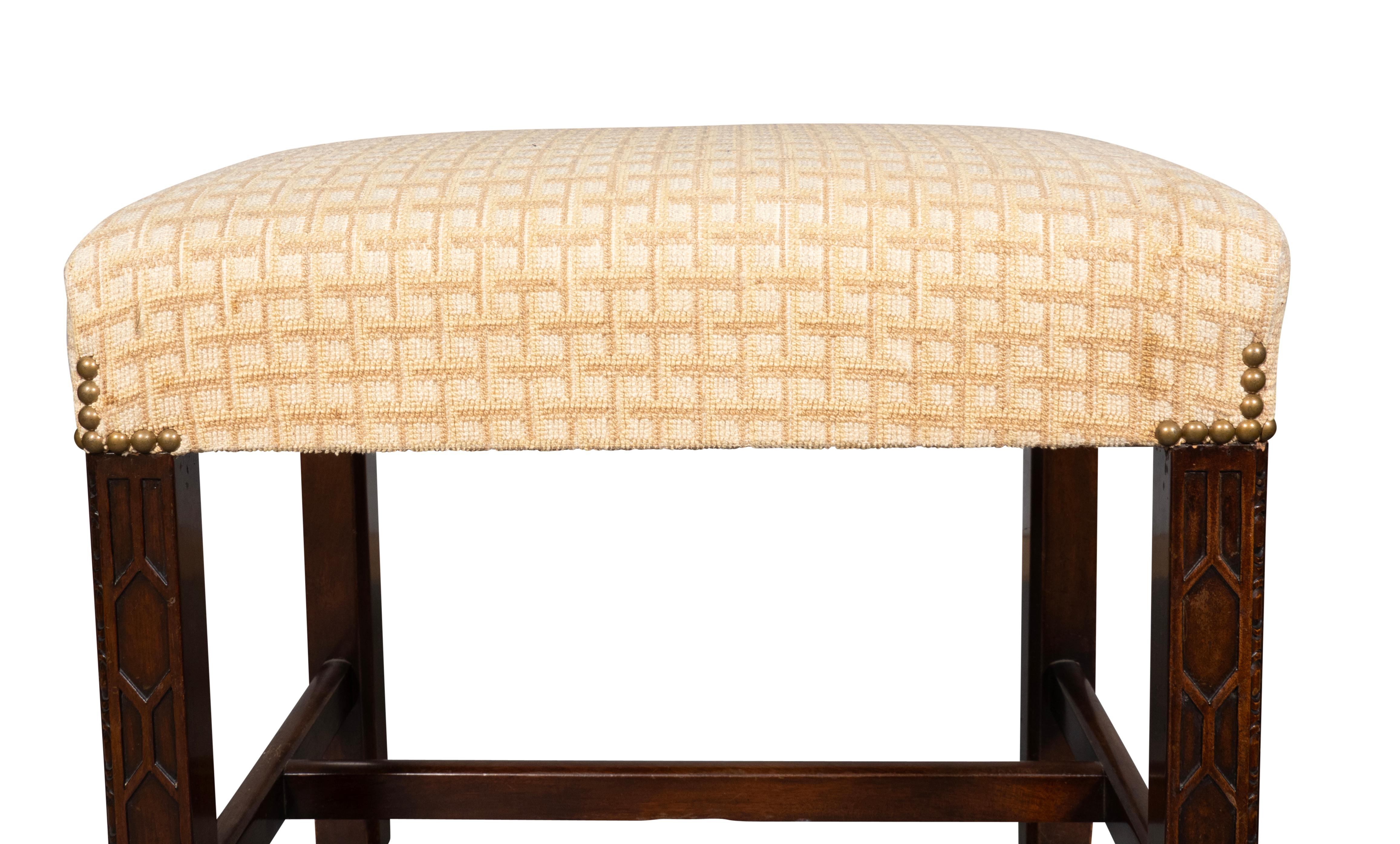 Banc en acajou de style George III en vente 1
