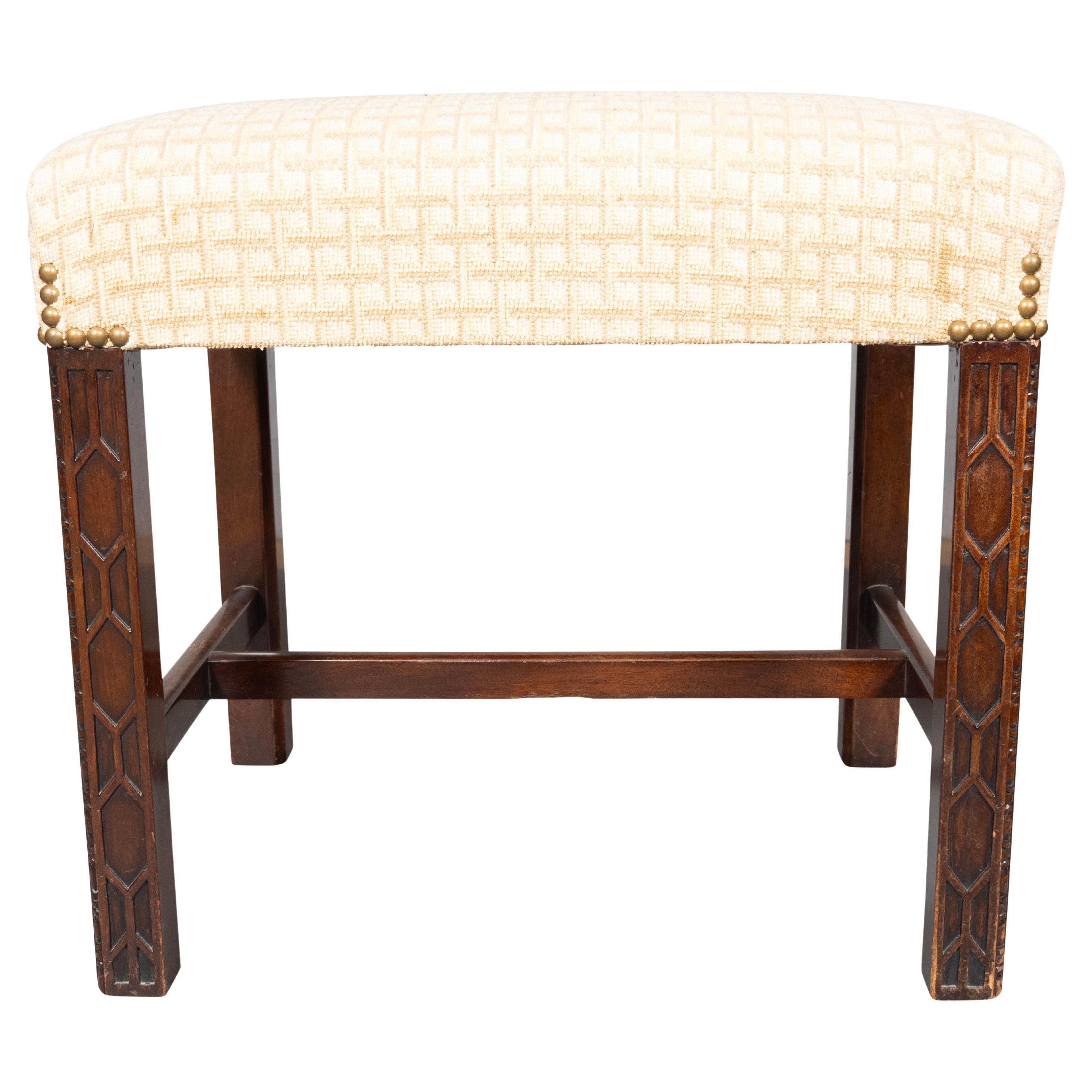 George III Style Mahogany Bench